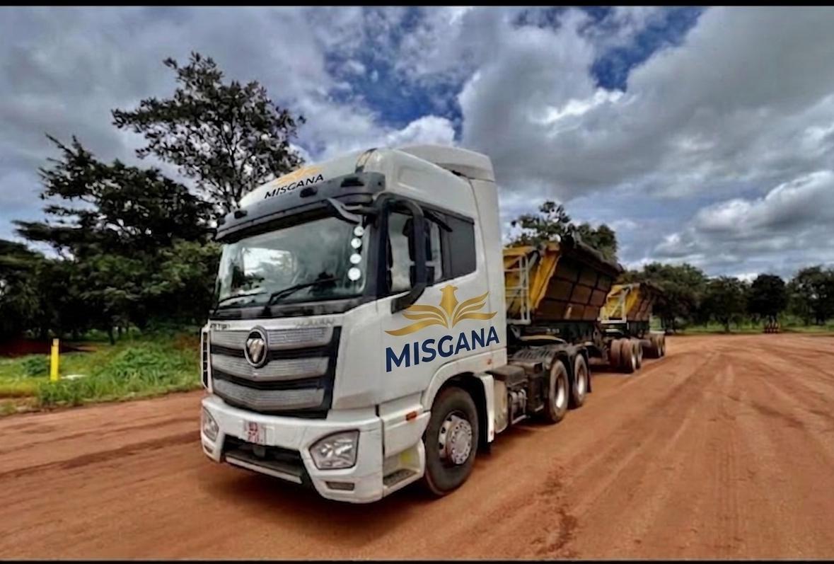 MISGANA side tipper fleet transporting bulk commodities across SADC
